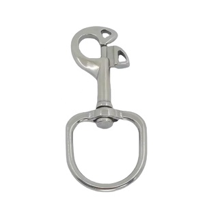 Stainless Steel 316 Marine Double Swivel Eye Bolt Dog Leash Buckle 95x22.5mm <b>Yacht</b> Boat Hardware Accessories Stainless - Product Image 1