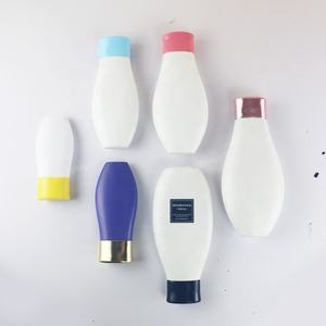 Bouteille de protection <span class=keywords><strong>solaire</strong></span> avec bouchon à vis Emballage plastique bon marché conçu pour se tenir debout à l'envers Squeeze 50ml 60ml 100ml 120ml - Product Image 3