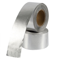 Ruban adhésif en papier d'aluminium, idéal pour le collage de joints, chaud et froid, conduit HVAC, fibre de verre, conduit étanche, ruban en aluminium pet