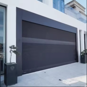 Puerta enrollable de rejilla de aluminio de diseño moderno de alta calidad Goldway para puerta de garaje seccional impermeable con acabado de garaje para Parque - Product Image 1