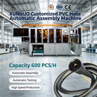 Machine d'assemblage automatique de tuyaux en PVC personnalisée XUNNUO, moteur PLC 3000W, prise en charge de plusieurs tensions, personnalisation non standard