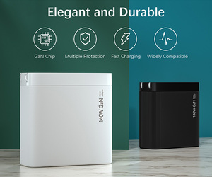 Produttore XinSPower 140W 2 tipo-C per Anker Dell <span class=keywords><strong>ASUS</strong></span> telefono portatile PD3.1 GaN Fast Wall caricabatterie adattatore di alimentazione batteria - Product Image 6