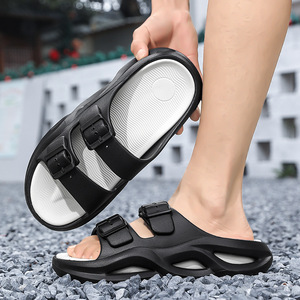 Sandalias de Hombre para Exteriores, Antideslizantes, Suaves, Transpirables, Desodorantes, Nuevo Diseño de Verano, Suela Gruesa de EVA, Dos Tonos, a la Moda - Product Image 3