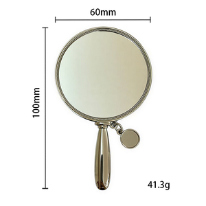 Manufacturer's Hot Selling Round Handheld <strong>Makeup</strong> Mirror <strong>Simple</strong> and <strong>Cute</strong> for Girls to Carry with Them When Traveling - Product Image 2