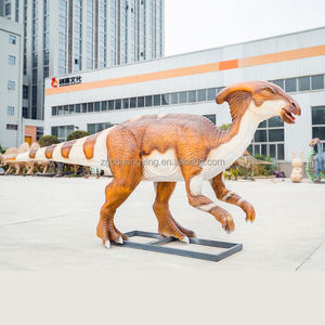 Enfants En Plein Air Jurassique Thème Parc D'attractions Robotique Animatronic Parasaurolophus Modèle Dinosaure Sculpture À Vendre - Product Image 2