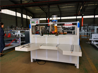 Machine à coller les boîtes BZD Industrial 3KW avec sécheur à ventilateur intégré et empileur de comptoir