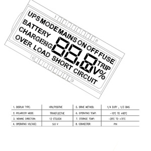 Nhà máy tùy chỉnh LCD hiển thị TN HTN STN FSTN va LCD hiển thị tùy chỉnh khuôn màn hình - Product Image 4