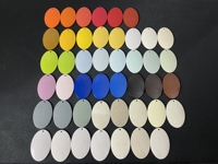Assiette ronde en mélamine de style japonais Logo personnalisé respectueux de l'environnement Surface brillante Parties à la maison durables en plastique