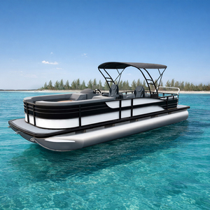 <span class=keywords><strong>Bateau</strong></span> <span class=keywords><strong>de</strong></span> ponton <span class=keywords><strong>de</strong></span> luxe à grande vitesse en aluminium et fibre <span class=keywords><strong>de</strong></span> verre <span class=keywords><strong>pour</strong></span> vacances en famille, idéal <span class=keywords><strong>pour</strong></span> la navigation côtière et le <span class=keywords><strong>bain</strong></span> <span class=keywords><strong>de</strong></span> <span class=keywords><strong>soleil</strong></span> - Product Image 3
