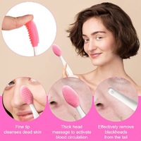 Set Peralatan Pembersih Wajah Silikon Unisex 9 Buah, Termasuk Handuk Cloud, Headband, Gelang Ganda, Sikat, Alat Pijat, untuk Pemakaian Sehari-hari JUYE