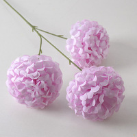 Arrangements floraux de mariage violets, style Monet, bouquets de fleurs artificielles en soie, centres de table décoratifs 3D