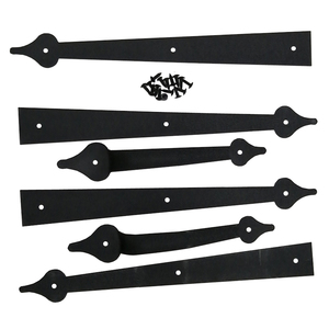 Kit de Herrajes para <span class=keywords><strong>Puerta</strong></span> de Garaje, Moderno, Magnético, Creativo, Decorativo, de Acero Duradero, con Recubrimiento de Polvo Negro, al por Mayor y a Bajo Precio - Product Image 1