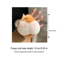Usine en gros Rex lapin en peluche cartable suspendu mignon Rex lapin cheveux cadeau en peluche Corgi voiture pendentif en peluche Corgi porte-clés