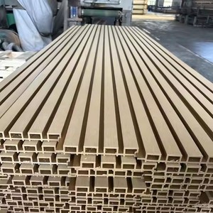 Hotel Wpc <span class=keywords><strong>legno</strong></span> decorazione interna ed esterna scanalata grande parete <span class=keywords><strong>pannelli</strong></span> decorativi Wpc parete pannello parete interna pannello - Product Image 6