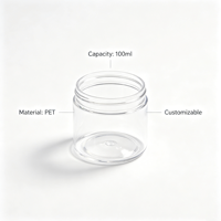 Contenants de stockage d'aliments pour animaux de compagnie avec bouchon à vis en aluminium, pots en plastique personnalisés avec impression UV pour l'emballage de collations et de bonbons