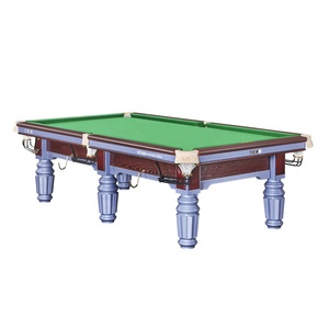 <span class=keywords><strong>Table</strong></span> de <span class=keywords><strong>billard</strong></span> XingJue en bois massif avec poches en cuir véritable, coussin en tissu, design durable pour utilisation en compétition, Chine - Product Image 1