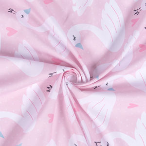 <span class=keywords><strong>Coprimaterasso</strong></span> Stampato con Cigno Rosa, Lenzuolo per Culla e Mini <span class=keywords><strong>Lettino</strong></span>, 100% Cotone Biologico, Biancheria da Letto per Neonati - Product Image 5