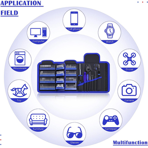 Tas kain elektronik Mini, peralatan perbaikan ponsel komputer Laptop 156 buah - Product Image 5