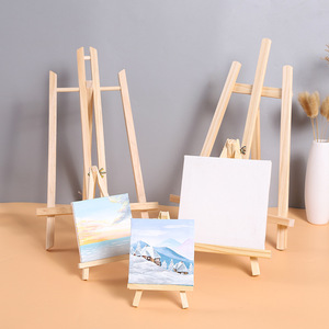 Chevalet miniature en bois Lida, support de dessin pliable pour enfants, trépied de table pour le dessin artistique - Product Image 5