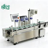 Machine de marquage automatique équipée d'un compteur à bande transporteuse, lasers de marquage prenant en charge le marquage de codes QR pour la ligne de production de bouteilles en verre