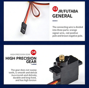 Professional ES08 12g Metal Gear Digital Servo Motor High Torque for 1/10 RC Car Racing Drone & Airplane Model Upgrades - Product Image 3