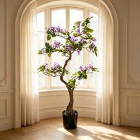 Fleurs décoratives, couronnes et plantes, faux bougainvilliers, fleurs artificielles, décoration de Noël, fête de Noël, mariage