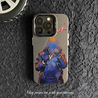 Coque de Téléphone PC Design Élégant pour iPhone 7 8 Plus Xs Xr 11 12 13 Mini 14 15 16 Pro Max, Accessoire Mobile Vrunk