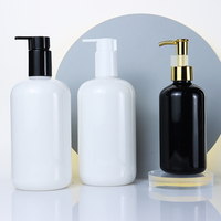 Botol Plastik Perawatan Kulit Tersedia 4oz 8oz 16oz 50ml 100ml 300ml 250ml PET bening Amber Hitam Botol Sampo dengan Pompa Semprot