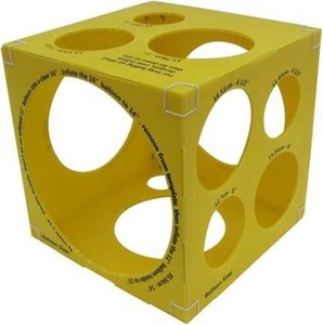 Arches de ballons en bois réutilisables, colonnes, outil de mesure de la taille des ballons, boîte de mesure de ballons en bois pliable, <span class=keywords><strong>cube</strong></span> pour la décoration - Product Image 2