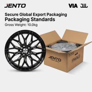 Jantes en alliage Flow Forming 18x8.5J <span class=keywords><strong>5x112</strong></span> 5x114.3 Noir Brillant Mesh pour Tesla Model 3 Y Audi A3 A4 S3 Neuves - Product Image 4
