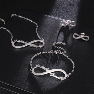 2025 personalizado <span class=keywords><strong>18K</strong></span> año árabe número letra nombre placa personalizar colgante collar con <span class=keywords><strong>cadena</strong></span> Figaro vendedores cuello dorado personalizado - Product Image 4