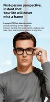 Lunettes Intelligentes Amazo HOT avec IA, Caméra, Traduction en Temps Réel, Appel, Étanches, Monture PC ABS