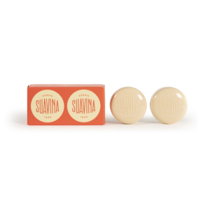 Dermo-Suavina Duo Pack Bálsamo Labial 2x10ml Tarro Set de Regalo con Aceites Esenciales Hidratación Diaria para Labios de Pareja, protege tus labios - Product Image 1