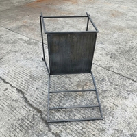 Chaise de salle à manger en cuir PU anthracite avec pieds en métal noir thermolaqué, chaise d'appoint de café