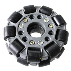 Zoty <span class=keywords><strong>100mm</strong></span> Omnidirecional Roda De Borracha 14049 Modelo Durável Multi-direcional <span class=keywords><strong>Omni</strong></span> Rodas - Product Image 3