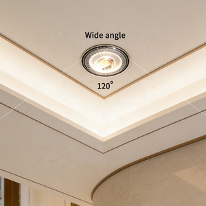 COB AR111 Projecteur LED 5w 7w 12w 15w 20w GU10 Coupe de Lampe Ar111 Réglable E27 <span class=keywords><strong>B12</strong></span> 85-265V Spot Dimmable pour Éclairage Intérieur - Product Image 3