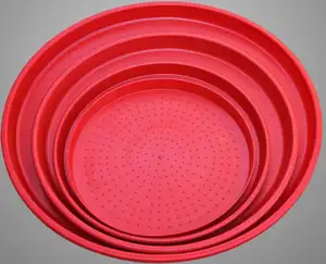 Cheap plastic chicken feed tray/poultry feeding tray/chick feed tray 43cm feeders