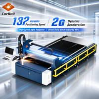 Mesin Pemotong Laser CNC Volume Tinggi untuk Lembaran Logam, Kecepatan Pemotongan 132m/menit, Akselerasi 2G, Produksi Massal