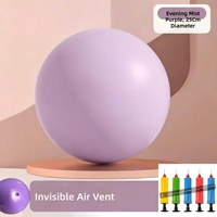 Ballon de yoga et de gymnastique gonflable anti-éclatement personnalisé avec logo MR pour Pilates