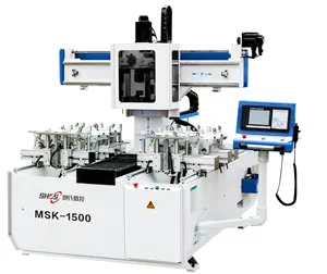 Door Lock Mortising Machine 1400mm material Cnc Tenoning Machine 3 axis Cnc Woodworking Machine