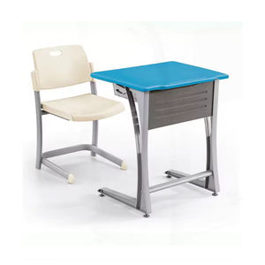 Conjunto de Silla y Escritorio de Madera y Plástico Moderno para Oficina en Casa y Taller Escolar, para Uso en Aulas de Niños de Primaria - Product Image 3