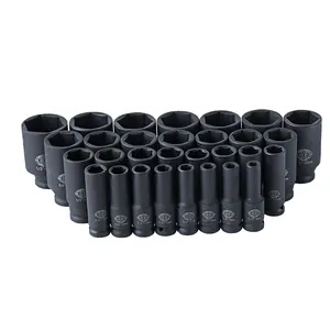 Ổ Cắm Tác Động 1/2 Inch Và Ổ Cắm Tác Động 1/2 "-78-3 Bộ 15/16/18