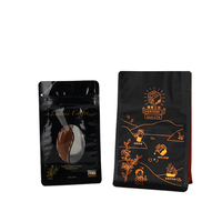 Sachet de café instantané en aluminium à fond plat emballage sac de pochette en plastique pour le café pour un stockage rapide et pratique du café