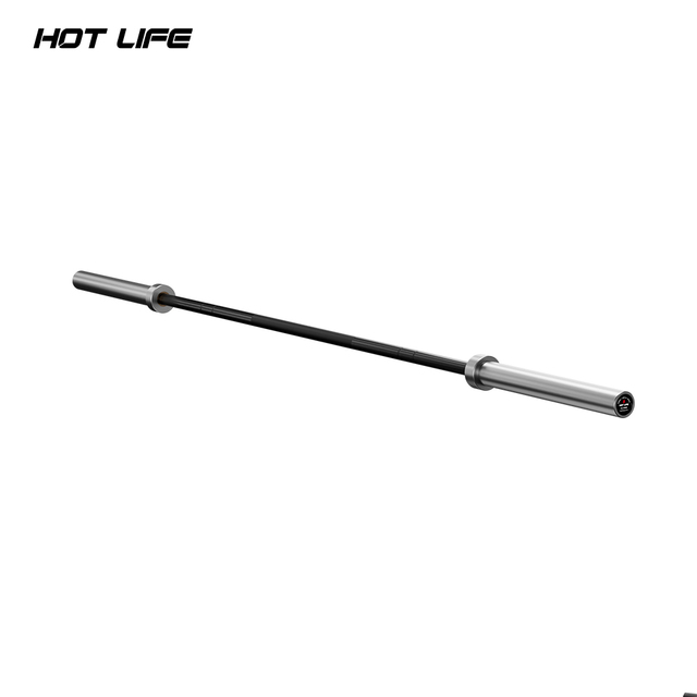 Hot Life Factory Direct Stainless Steel 20KG Competition Barbell Bar for Powerlifting Weightlifting Training