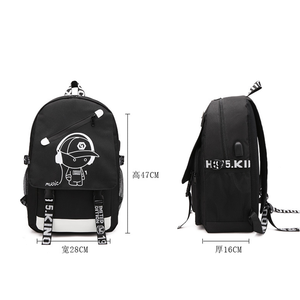 Deportes al aire libre carga USB mujeres escuela antirrobo portátil inteligente impermeable fresco mochila bolsa SAC au dos - Product Image 6