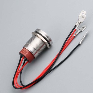 10А, 22 мм, металлический шкаф управления, кухонная утварь, переключатель, водонепроницаемый противообрастающий символ мощности, мгновенная самоблокирующийся кнопочный переключатель - Product Image 3