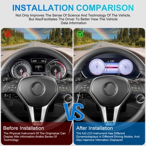 <b>For</b> Benz a CLA GLA 2013-2019 <b>Car</b> Navihua Upgrade <b>Digital</b> Cluster Virtual Cockpit LCD Screen Linux System With Auto Carplay - Product Image 4