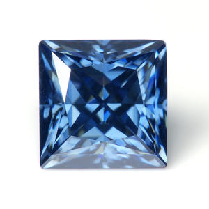 พลอยมอยส์ซาไนต์ทรงปรินเซสคัทสีทองคำเปลว คุณภาพเยี่ยม สำหรับทำเครื่องประดับ พลอยเพชรเม็ดเดี่ยว - Product Image 3