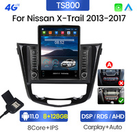 MEKEDE Android 11 8 128G 2din android Pour Nissan X-Trail 2014-2019 écran partagé 4G LTE WIFI GPS BT voiture gps stéréo android