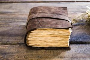 Luxury Genuine Leather <b>Journal</b> Handmade Deckle Edge Paper Blank Notebook Vintage Spell Book Travel Diary Sketchbook <b>Writing</b> - Product Image 2